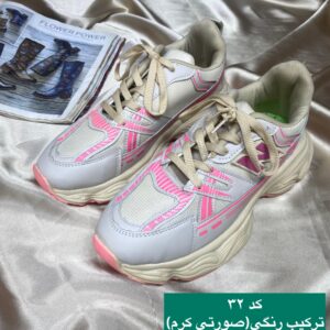 کتونی نیوبالانس کد ۳۲ (صورتی کرم)