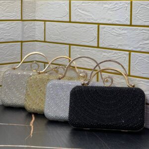 مجلیسیی1 کیف زنانه مجلسی(های کپی) نگین ودسته دار انگشتی دلسا